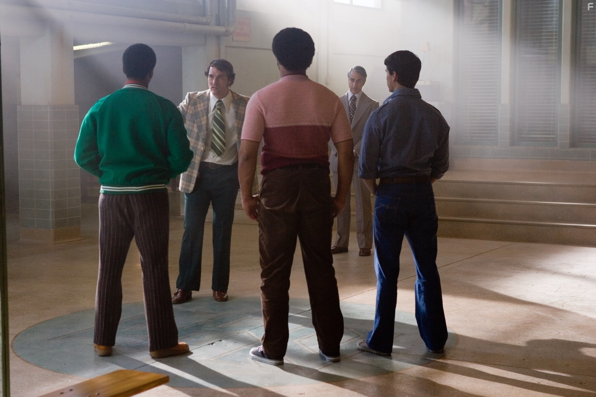 Matthew McConaughey, David Strathairn, Huntley Ritter, Anthony Mackie, and Kevin Atkins in Мы - одна команда (2006)