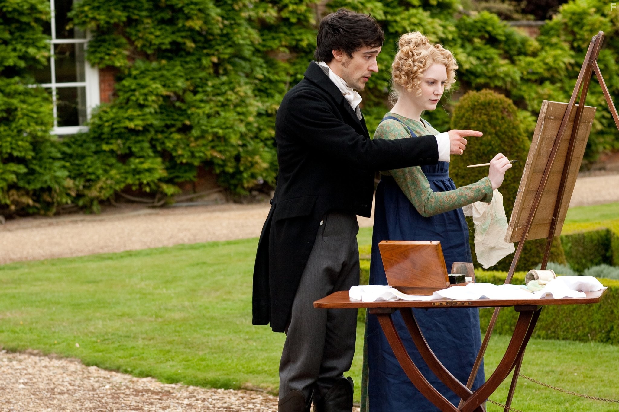 Blake Ritson and Louise Dylan in Эмма (2009)