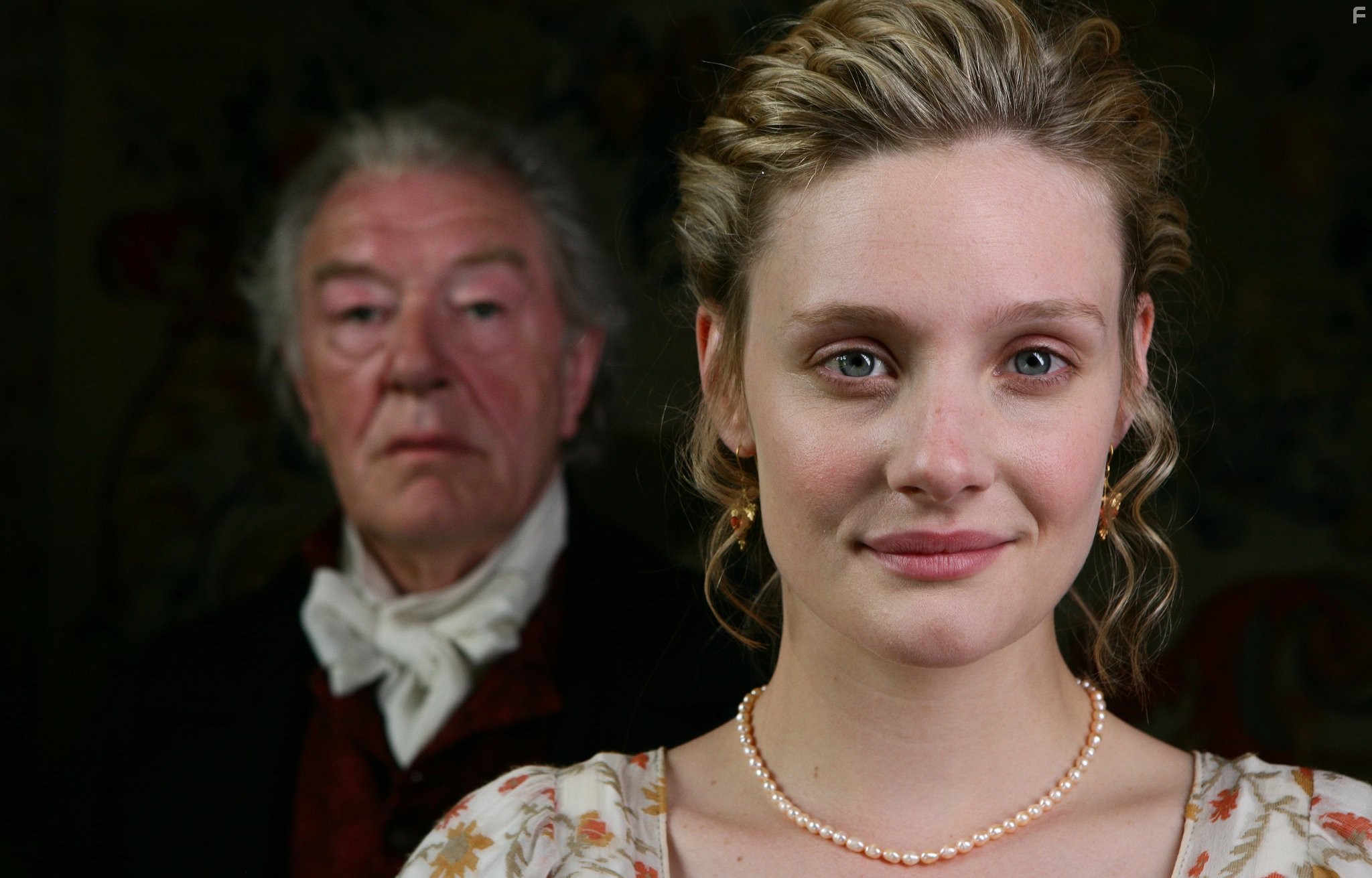 Michael Gambon and Romola Garai in Эмма (2009)