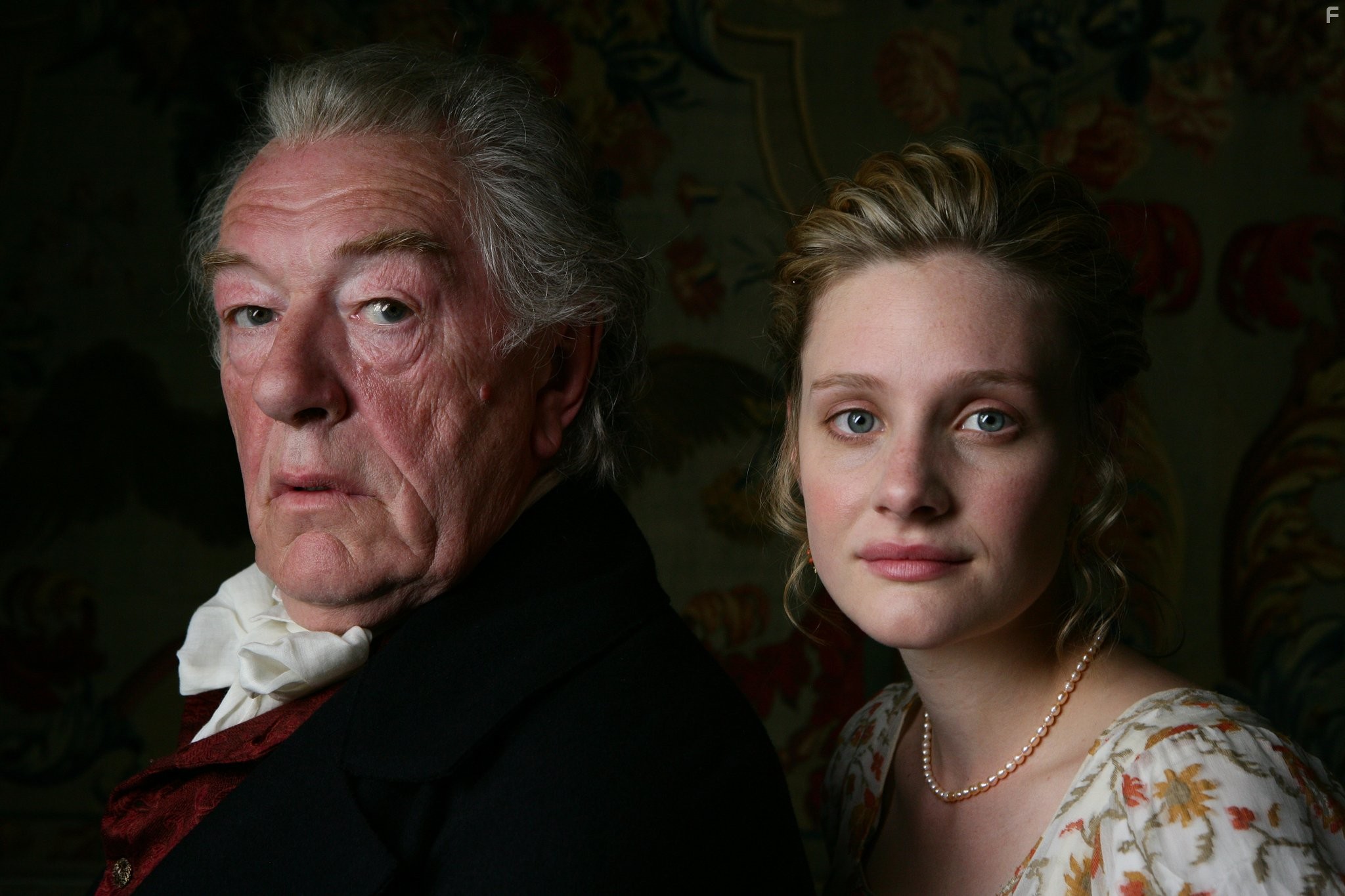 Michael Gambon and Romola Garai in Эмма (2009)