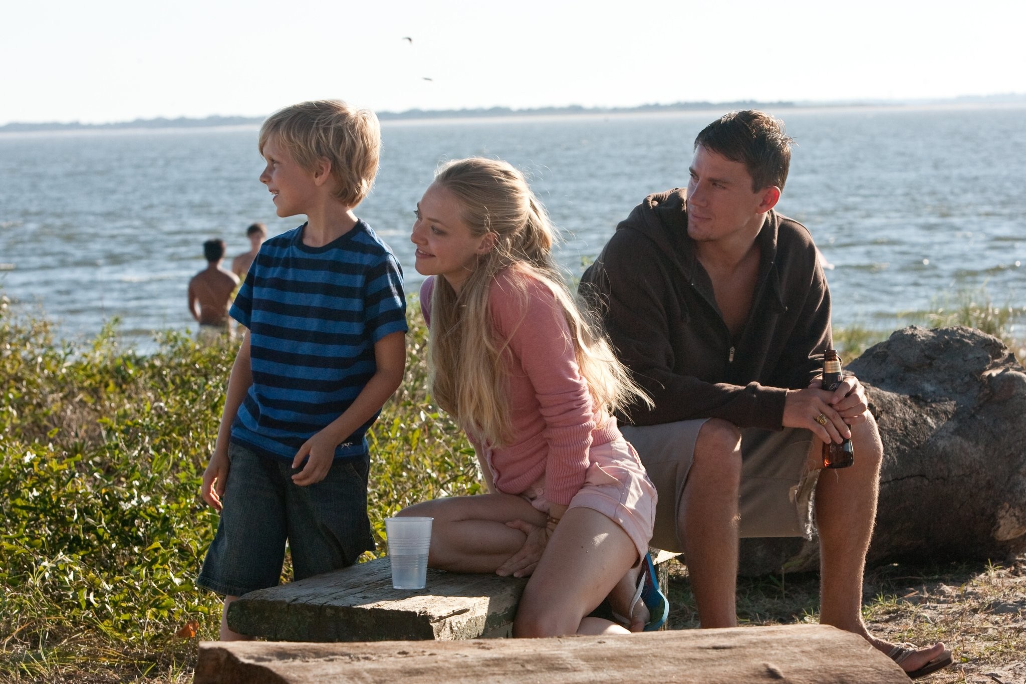 Amanda Seyfried, Channing Tatum, and R. Braeden Reed in Дорогой Джон (2010)