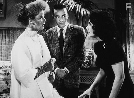 "Suddenly Last Summer" Katharine Hepburn, Montgomery Clift and Elizabeth Taylor 1959 Columbia