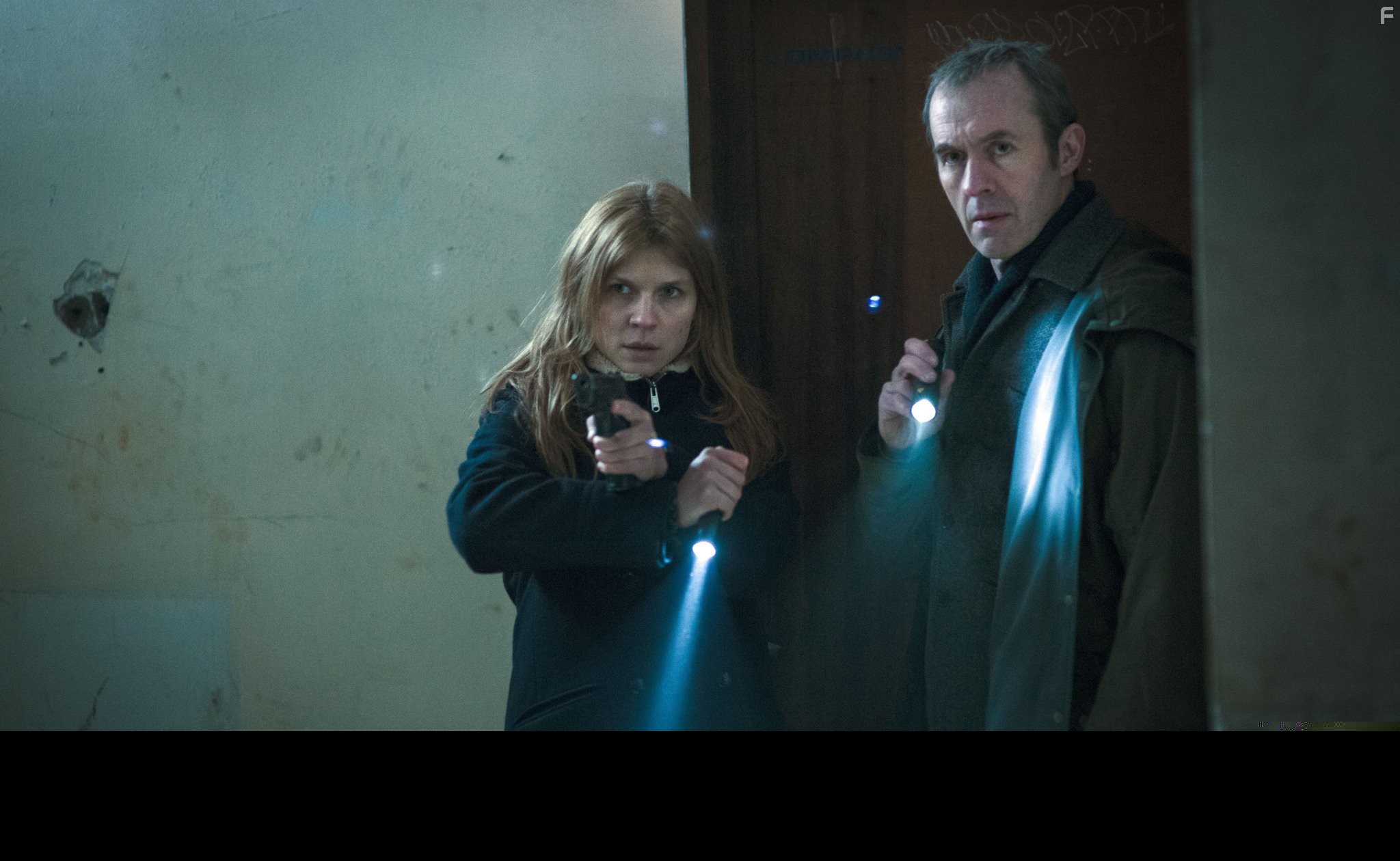Stephen Dillane and Cl?mence Po?sy in Туннель (2013)