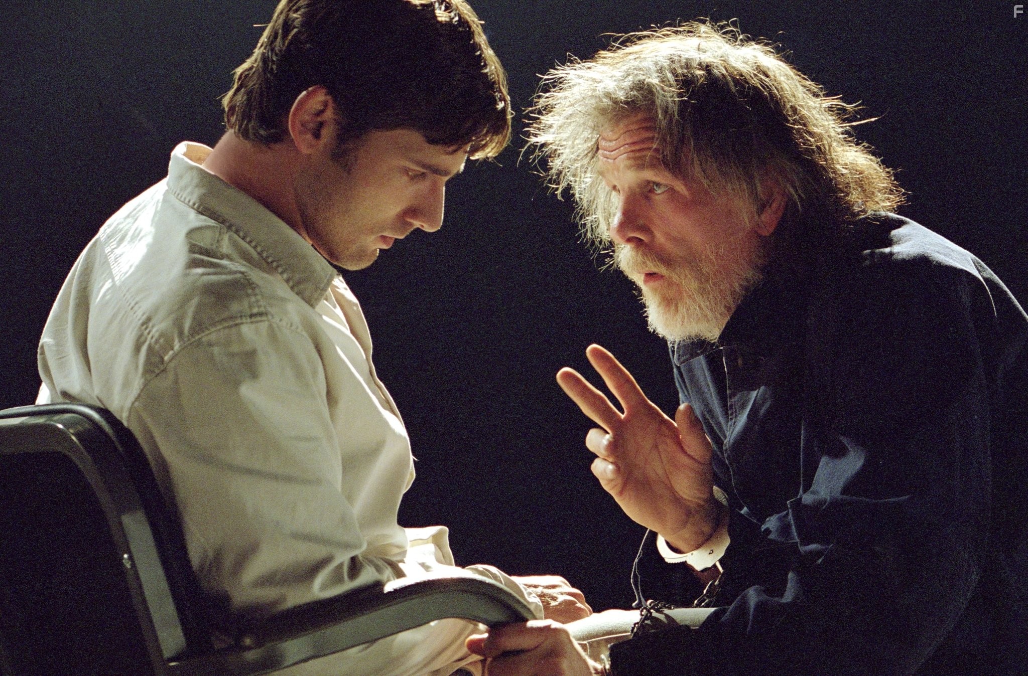 Nick Nolte and Eric Bana in Халк (2003)