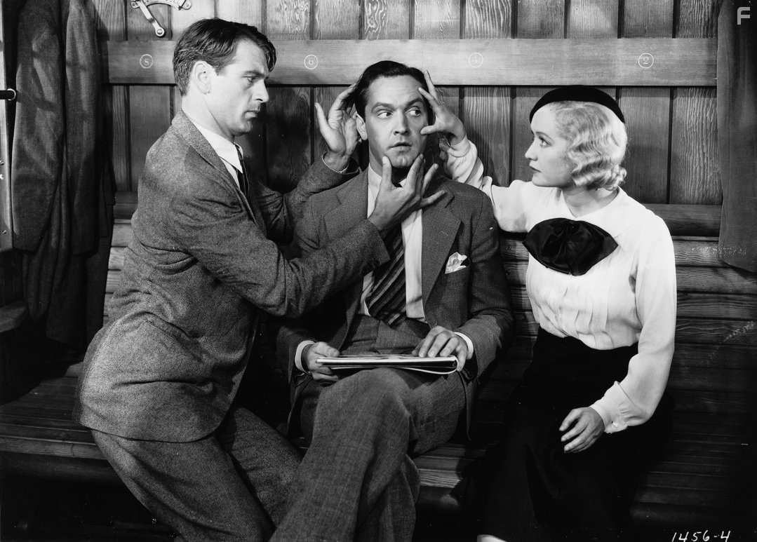 Gary Cooper, Miriam Hopkins, and Fredric March in Серенада трех сердец (1933)