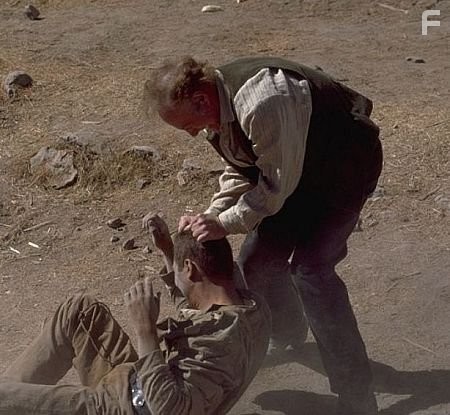 James Caan and Mark Burnham in Warden of Red Rock (2001)