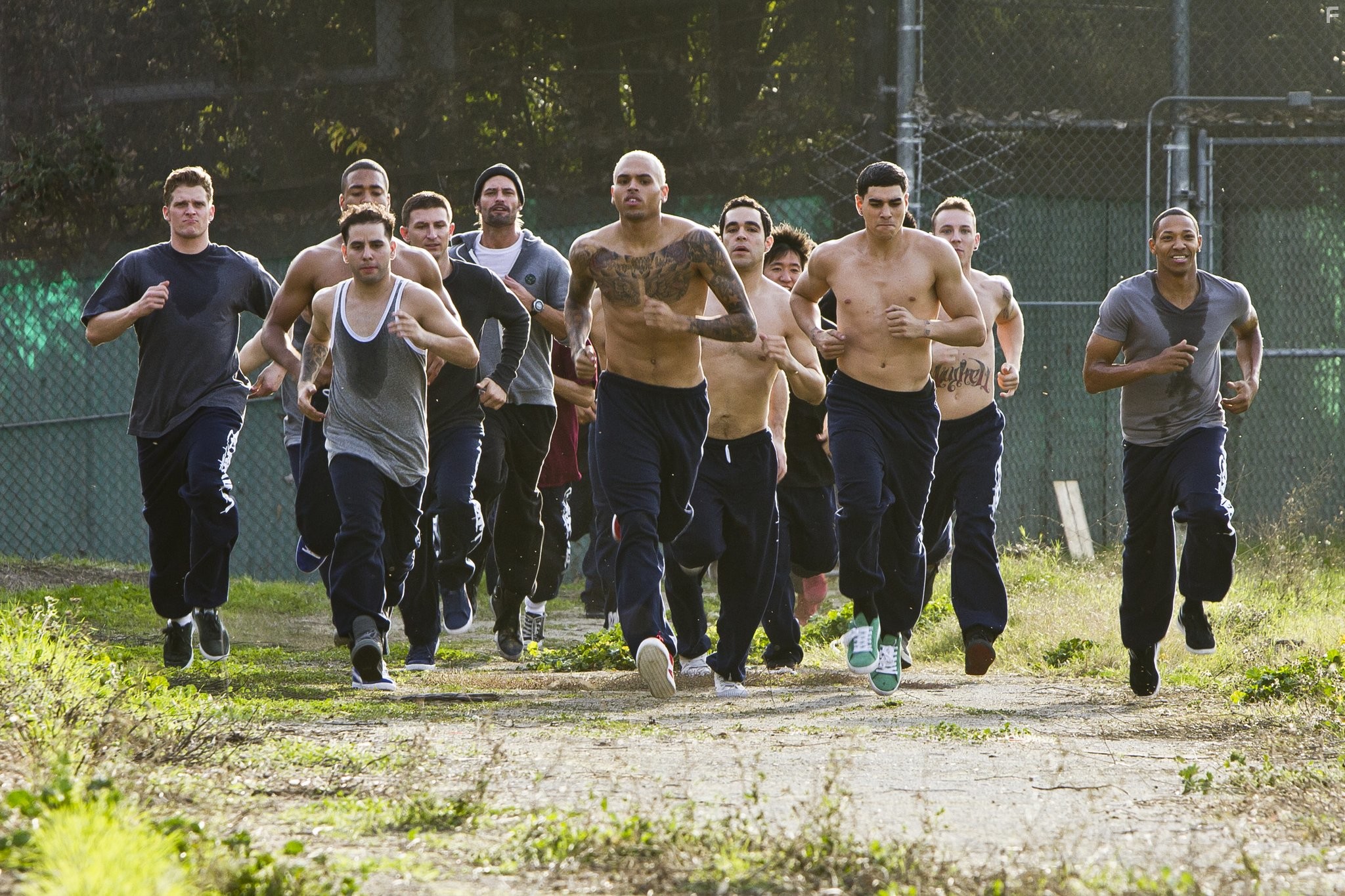 Josh Holloway, Daniel Danni, Steve Terada, Chris Brown, Sawandi Wilson, Morris Isby, Jonathan Cruz, and Joshua Ayers in Короли танцпола (2013)