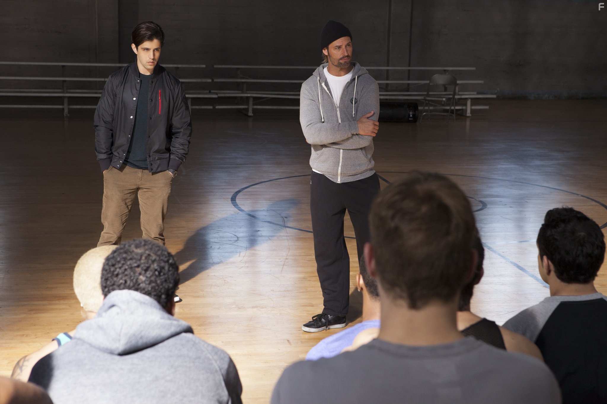 Josh Holloway, Josh Peck, and Chris Brown in Короли танцпола (2013)
