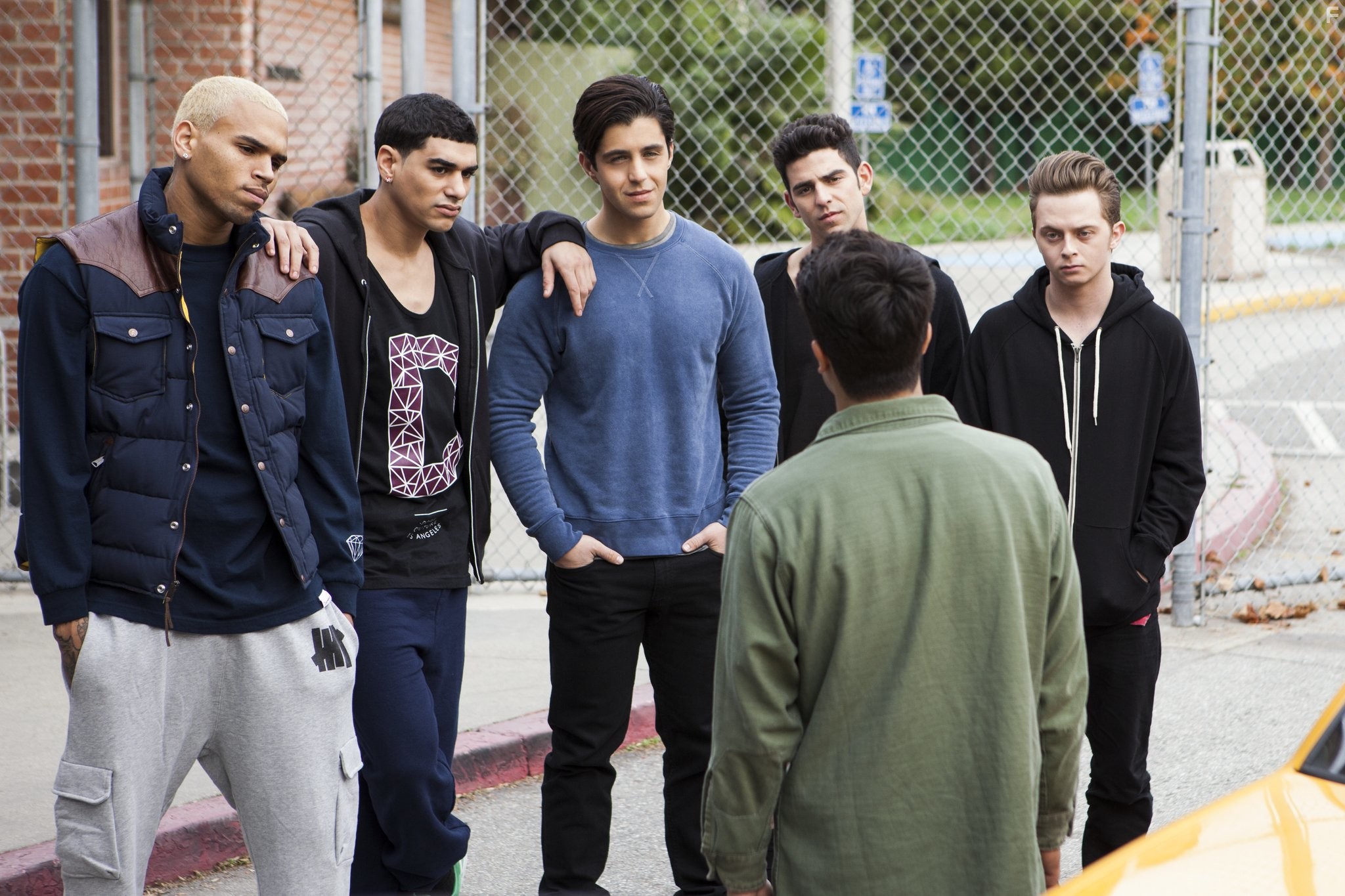 Josh Peck, Chris Brown, Luis Rosado, David Shreibman, and Jesse Brown in Короли танцпола (2013)