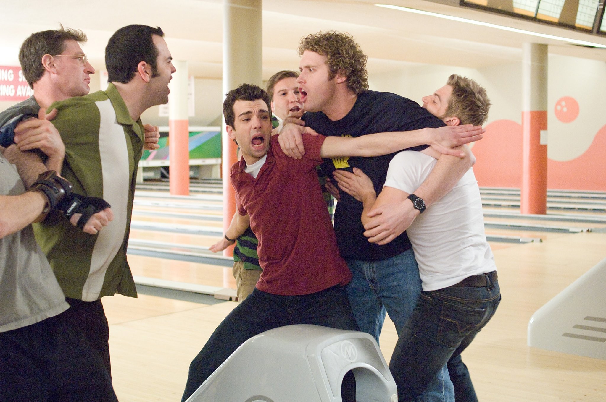 Jay Baruchel, Mike Vogel, Nate Torrence, and T.J. Miller in Слишком крута для тебя (2010)