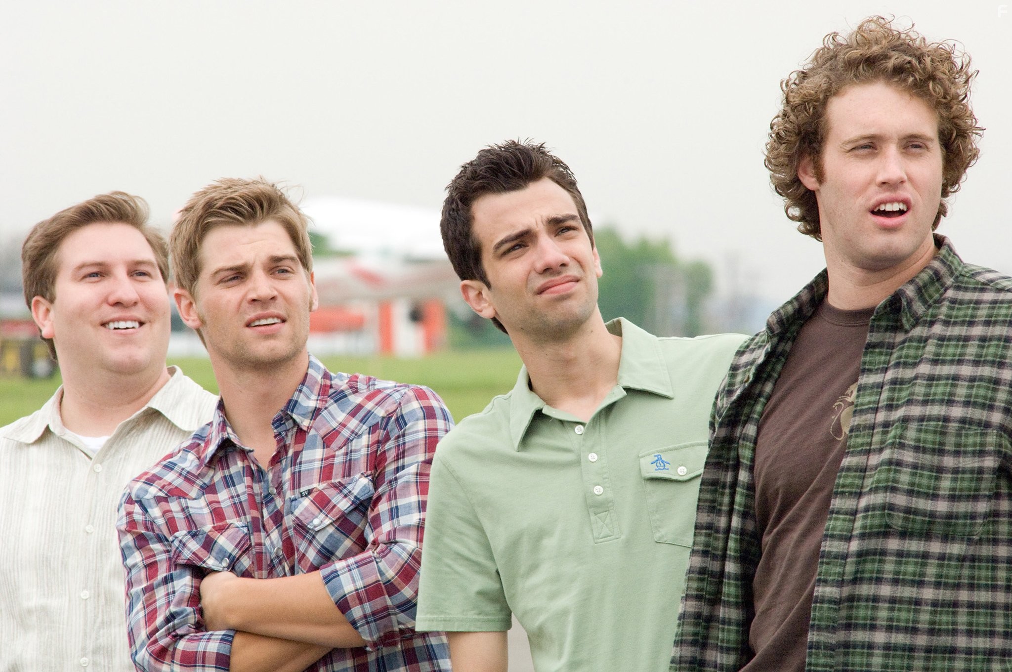 Jay Baruchel, Mike Vogel, Nate Torrence, and T.J. Miller in Слишком крута для тебя (2010)