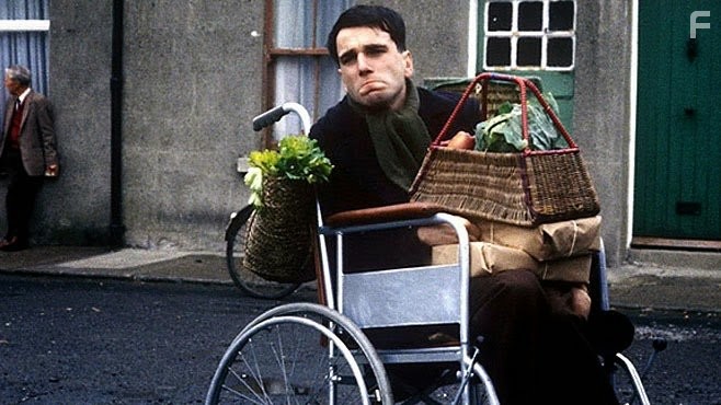 Daniel Day-Lewis in Моя левая нога (1989)