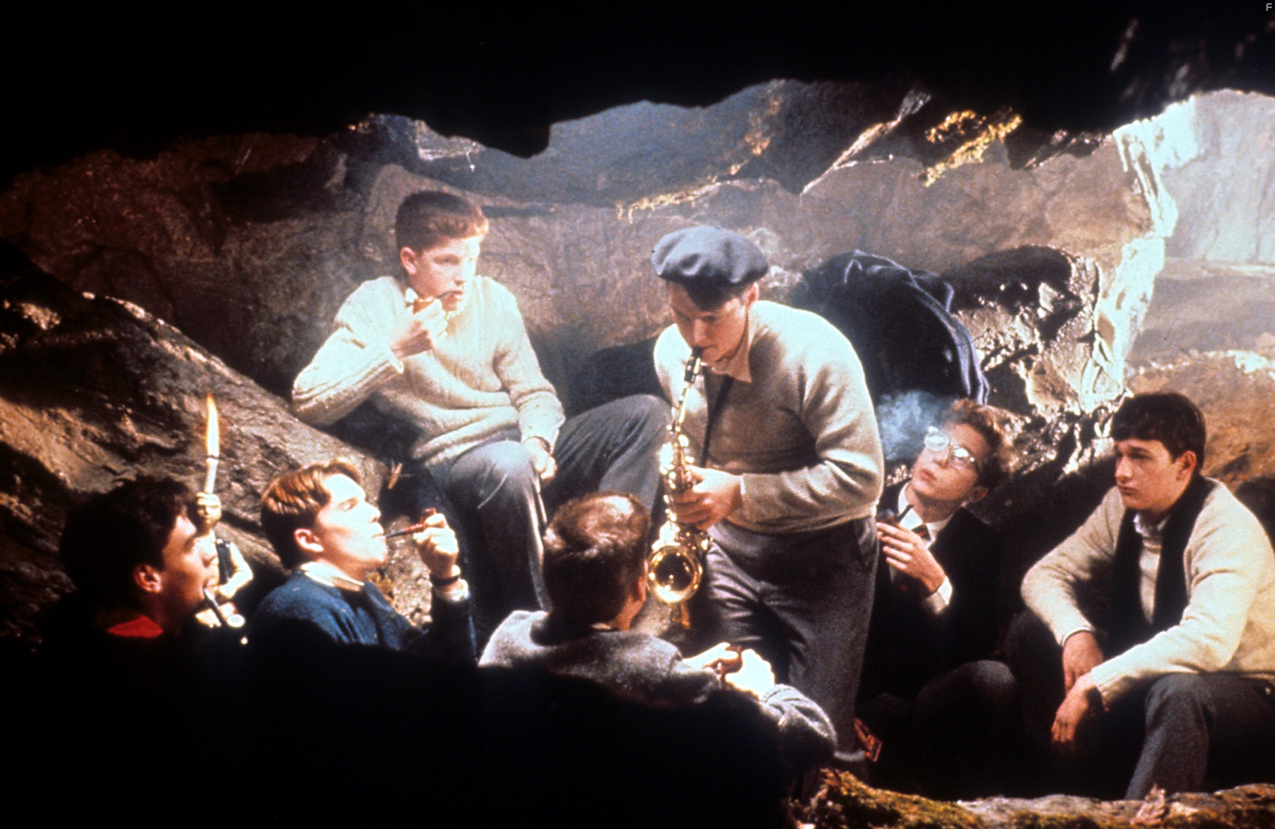 Ethan Hawke, Robert Sean Leonard, Josh Charles, Gale Hansen, Dylan Kussman, and Allelon Ruggiero in Общество мёртвых поэтов (1989)