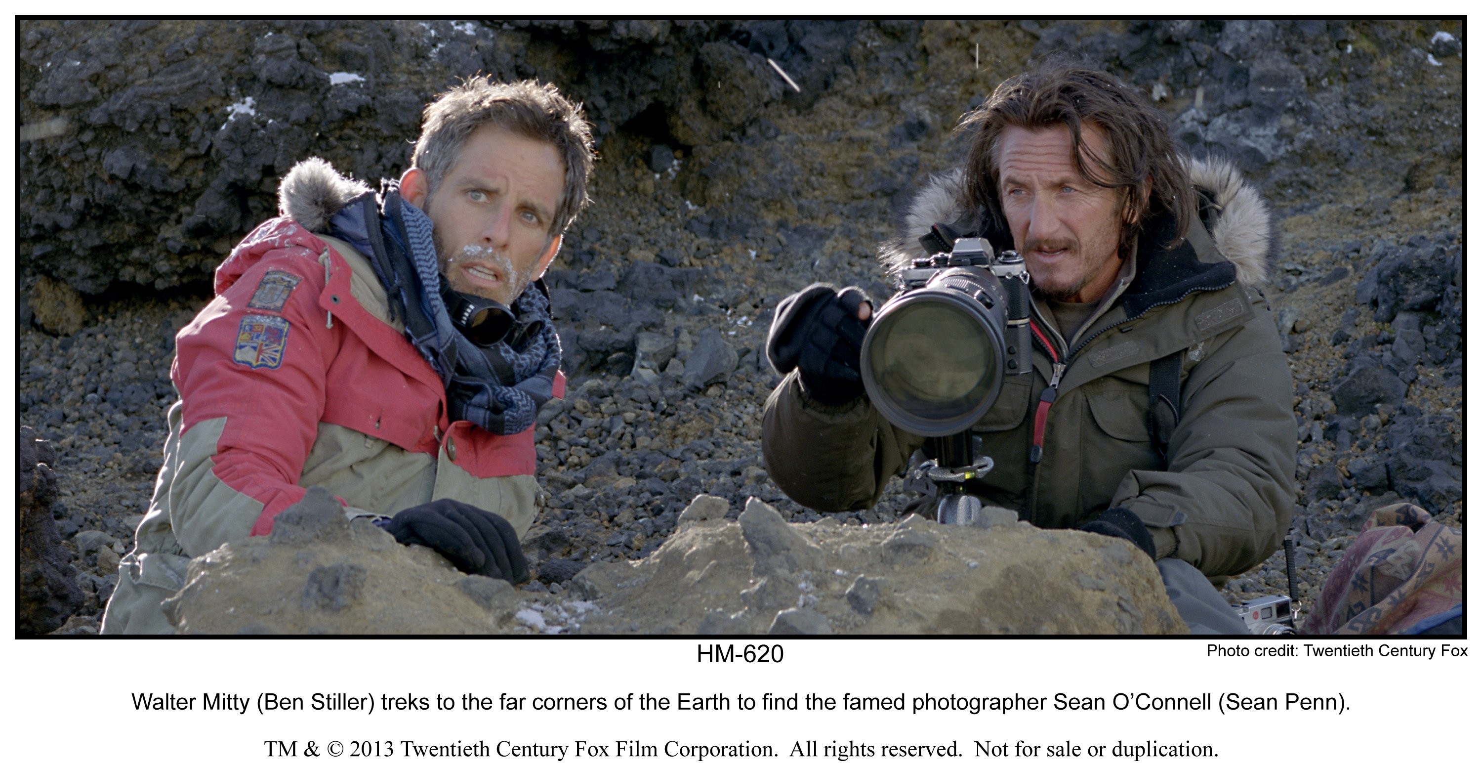 Sean Penn and Ben Stiller in Невероятная жизнь Уолтера Митти (2013)