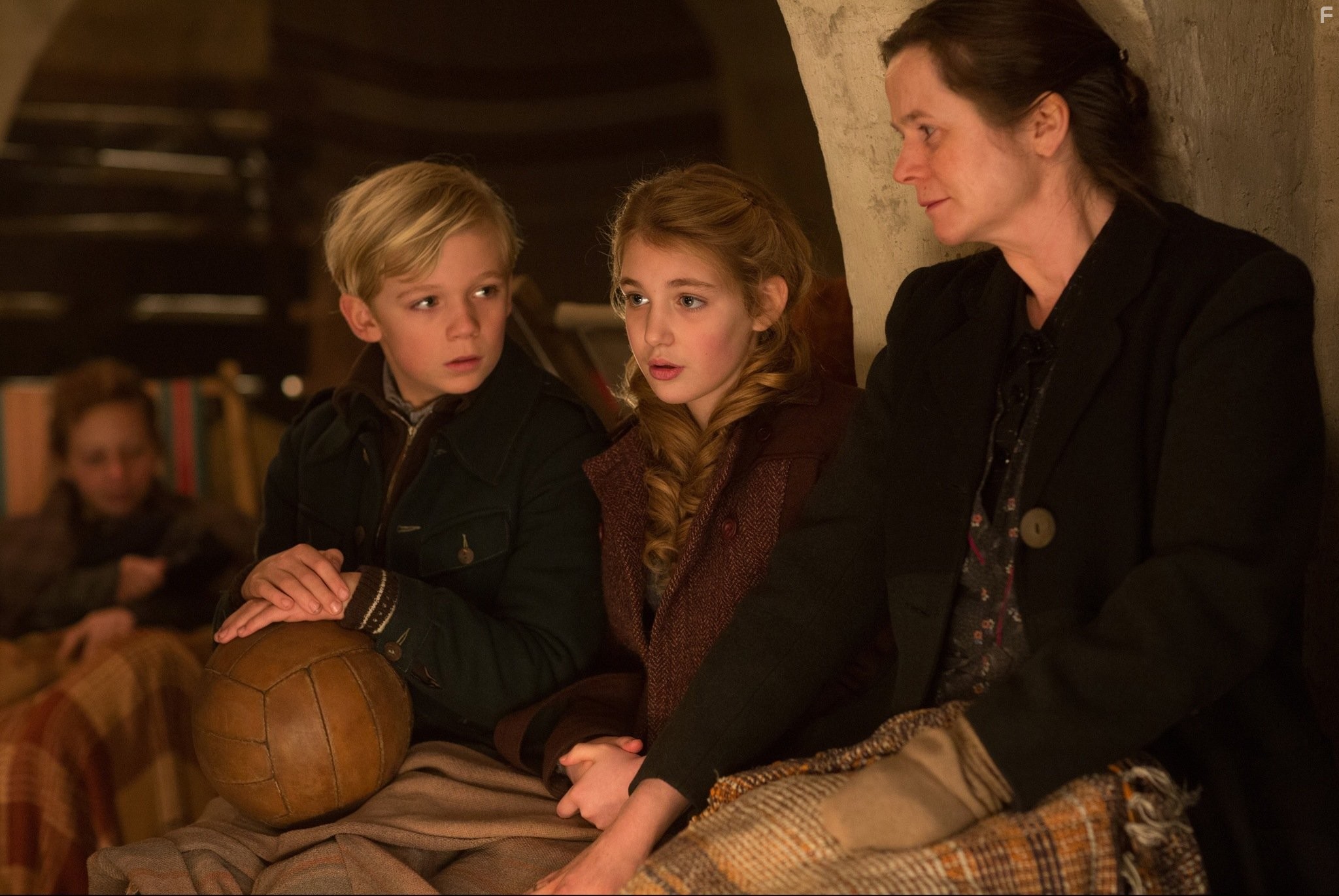 Emily Watson, Nico Liersch, and Sophie N?lisse in Воровка книг (2013)