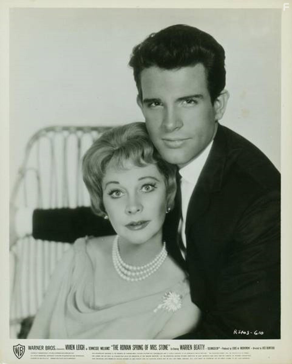 Vivien Leigh and Warren Beatty in Римская весна миссис Стоун (1961)
