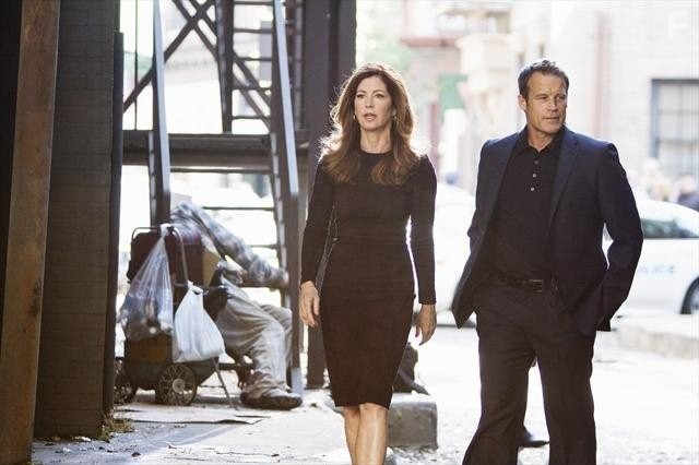 Dana Delany and Mark Valley in Следствие по телу (2011)