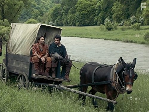 James Callis and Howard Charles in Мушкетеры (2014)