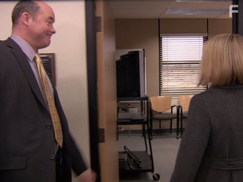 David Koechner and Amy Ryan in Офис (2005)