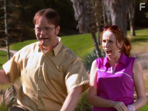 Catherine Tate and Rainn Wilson in Офис (2005)