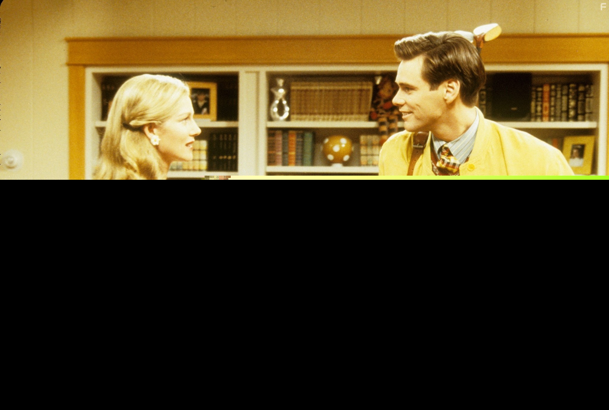 Jim Carrey and Laura Linney in Шоу Трумана (1998)