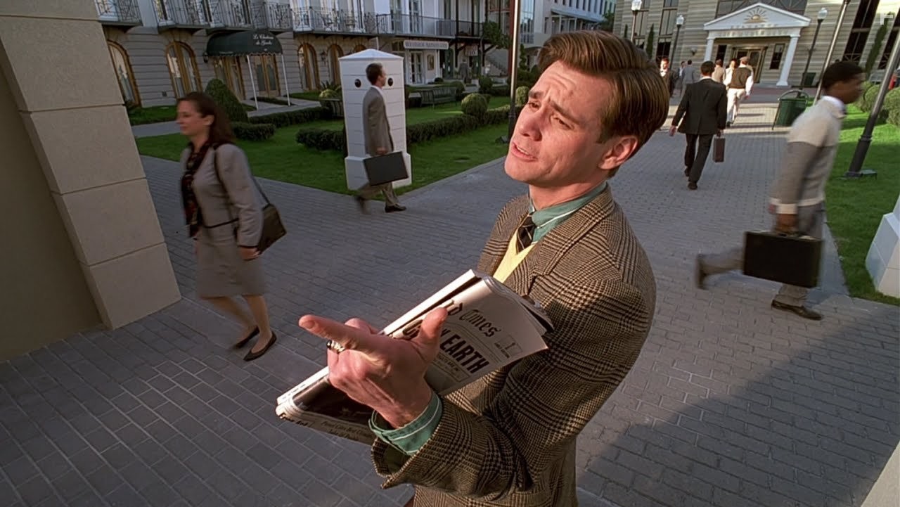 Jim Carrey in Шоу Трумана (1998)