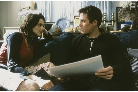 Hugh Grant and Rachel Weisz in Мой мальчик (2002)