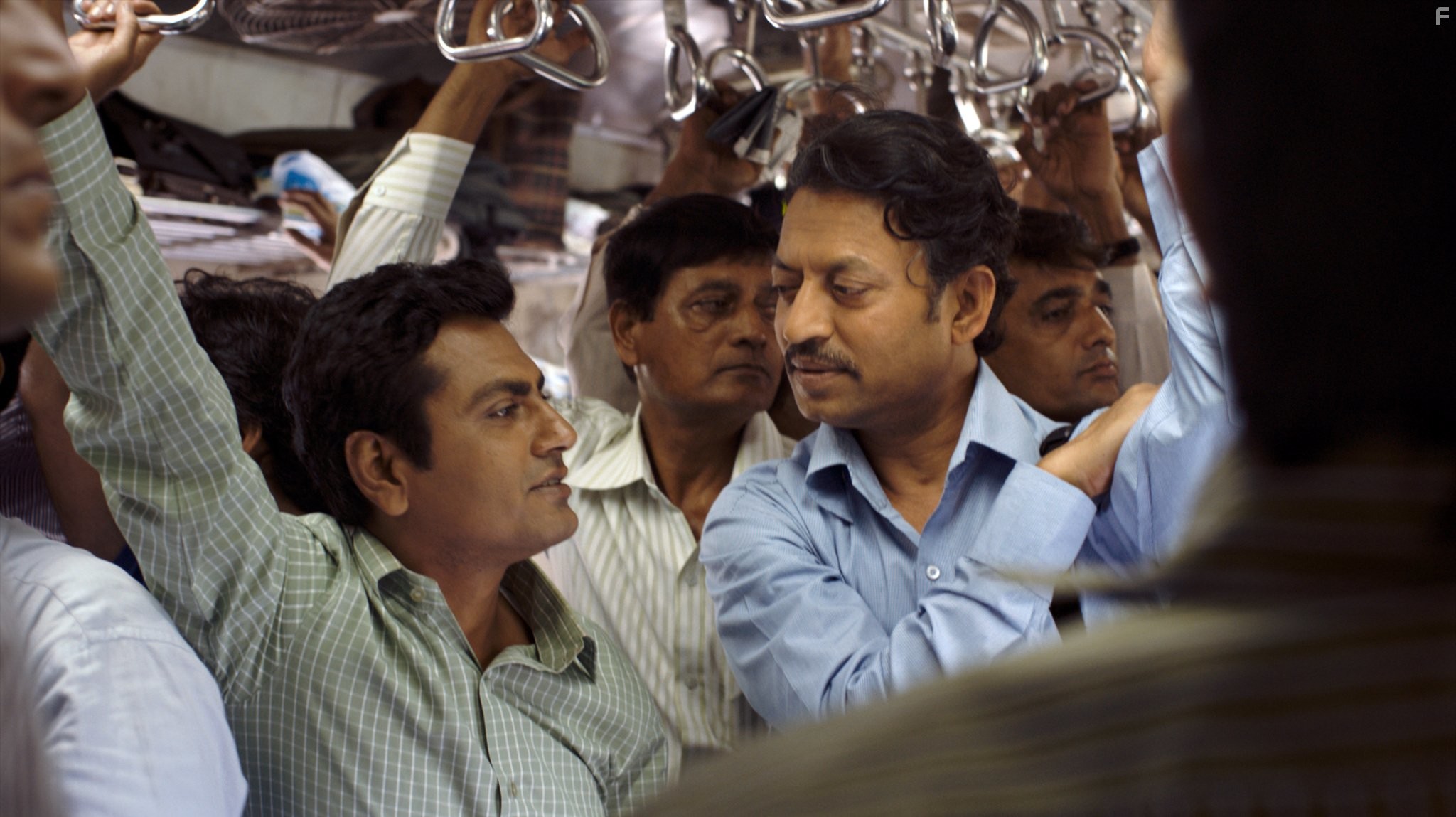 Irrfan Khan and Nawazuddin Siddiqui in Ланчбокс (2013)