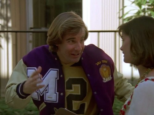 Scott Bakula and Stacy Edwards in Квантовый скачок (1989)