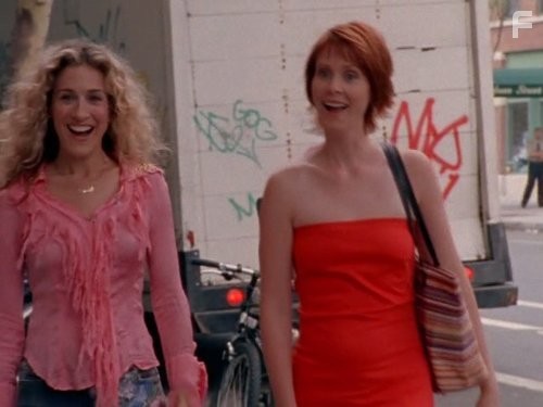 Sarah Jessica Parker and Cynthia Nixon in Секс в большом городе (1998)