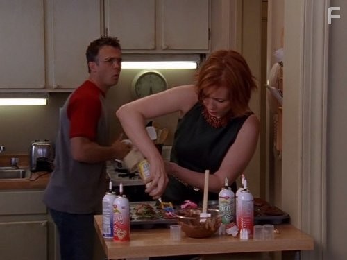 David Eigenberg and Cynthia Nixon in Секс в большом городе (1998)