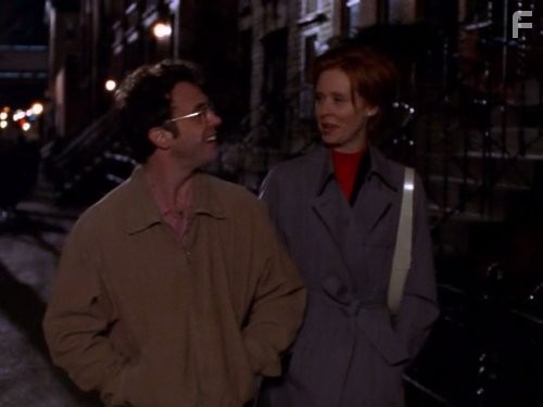 David Eigenberg and Cynthia Nixon in Секс в большом городе (1998)