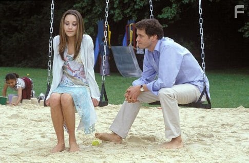 Colin Firth and Amanda Bynes in Чегo хочет девушка (2003)