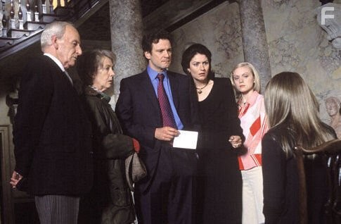 (l-r) JAMES GREENE, EILEEN ATKINS, COLIN FIRTH, ANNA CHANCELLOR and CHRISTINA COLE
