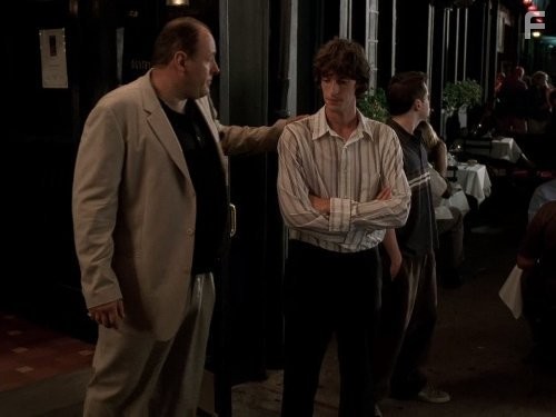 James Gandolfini and Will Janowitz in Семья Сопрано (1999)