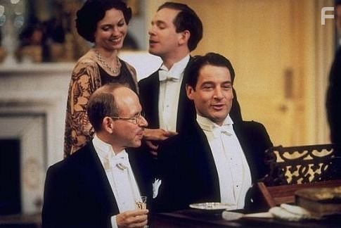 Jeremy Northam, Bob Balaban, and Tom Hollander in Госфорд Парк (2001)
