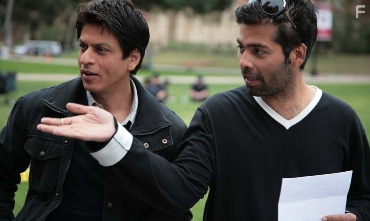 Karan Johar and Shah Rukh Khan in Меня зовут Кхан (2010)