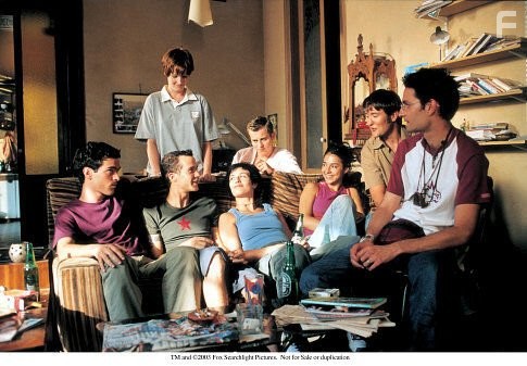 From right bottom clockwise: Frederico d'Anna, Christian Pagh, Cristina Brondo, C?cile de France, Barnaby Metschurat, Romain Duris, Kelly Reilly and Kevin Bishop.