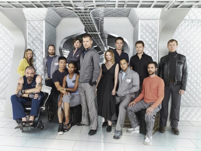 Joy Bryant, Ritchie Coster, Nikolaj Coster-Waldau, James D'Arcy, Clea DuVall, Sienna Guillory, Erik Jensen, Jimmi Simpson, Nelson Lee, Omar Metwally, Jose Pablo Cantillo, Gene Farber, and Kerry Bish? in Виртуальность (2009)