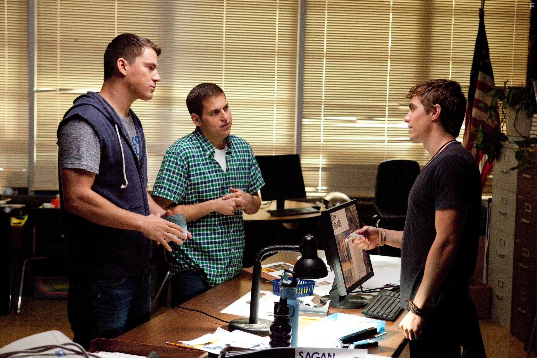 Channing Tatum, Jonah Hill, and Dave Franco in Мачо & ботан (2012)