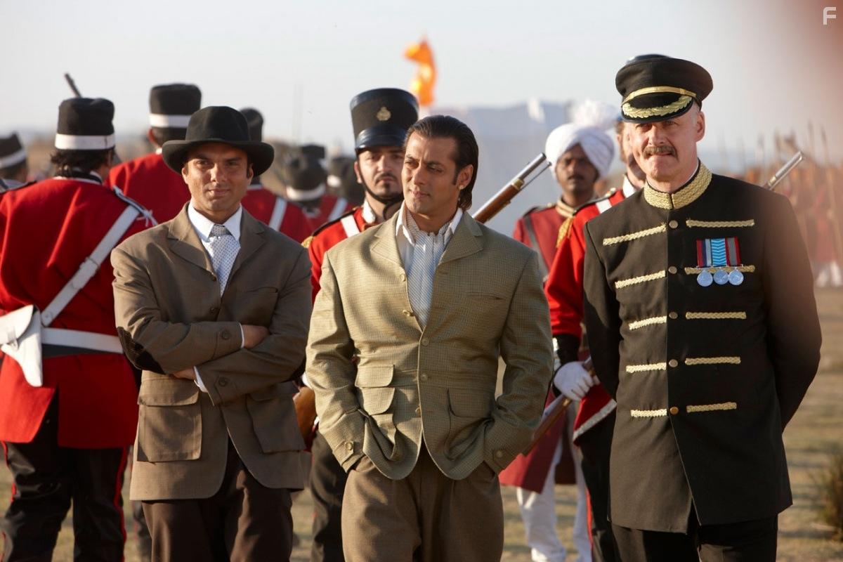 Salman Khan, William Chubb, Sohail Khan, and Armen Grayg in Veer (2010)