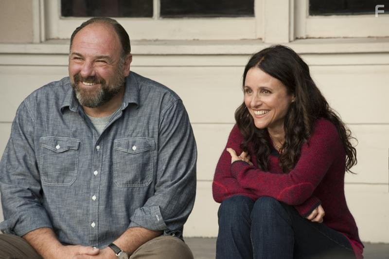 Julia Louis-Dreyfus and James Gandolfini in Довольно слов (2013)