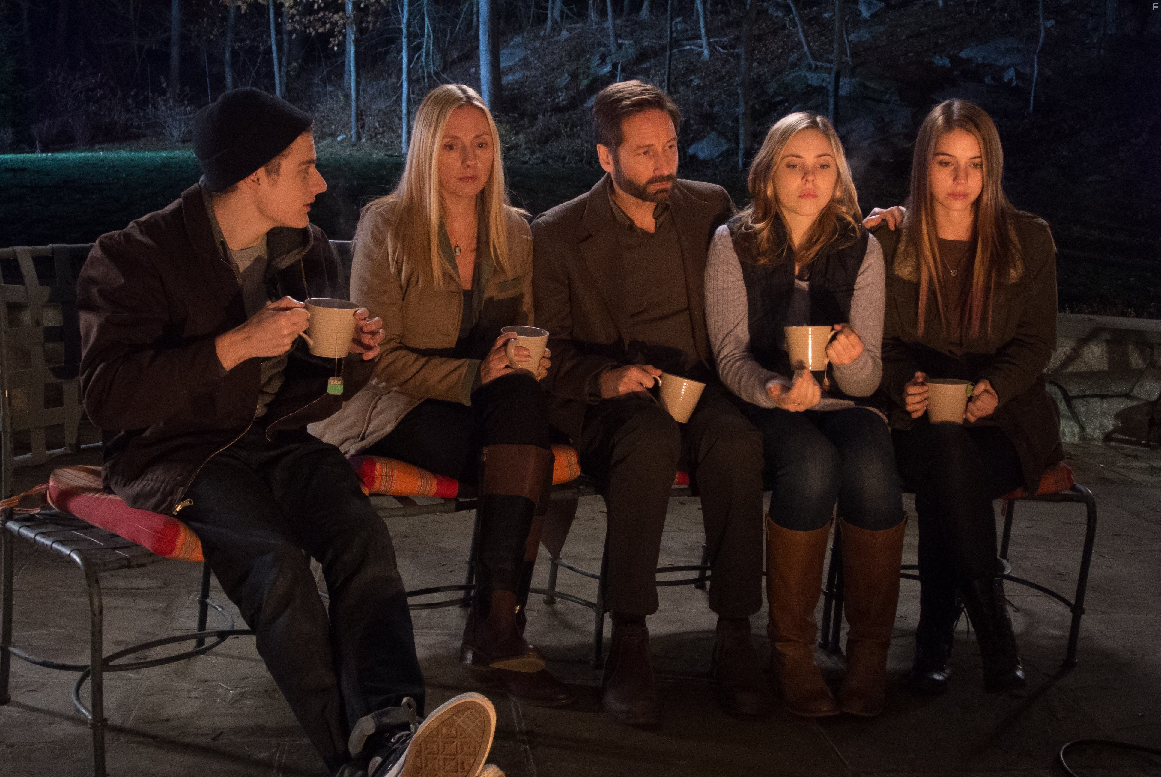 David Duchovny, Hope Davis, Morgan Griffin, Adelaide Kane, and Ben Rosenfield in Louder Than Words (2013)