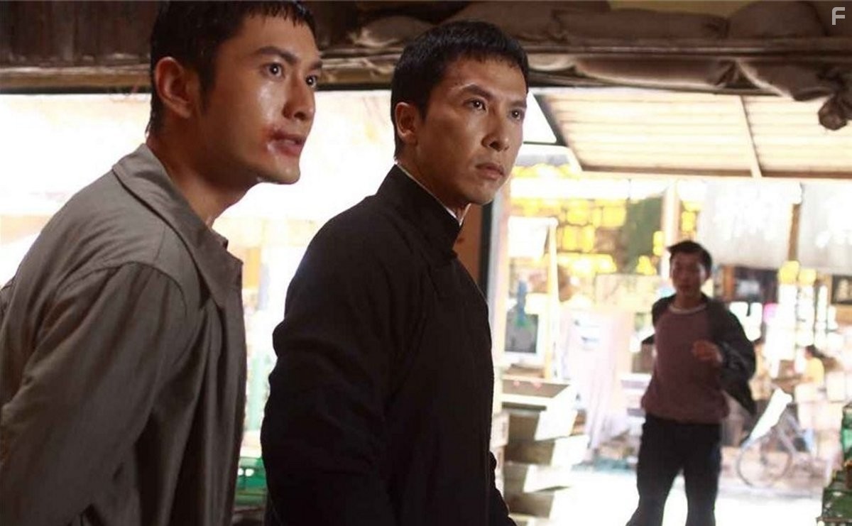 Donnie Yen and Xiaoming Huang in Ип Ман 2 (2010)
