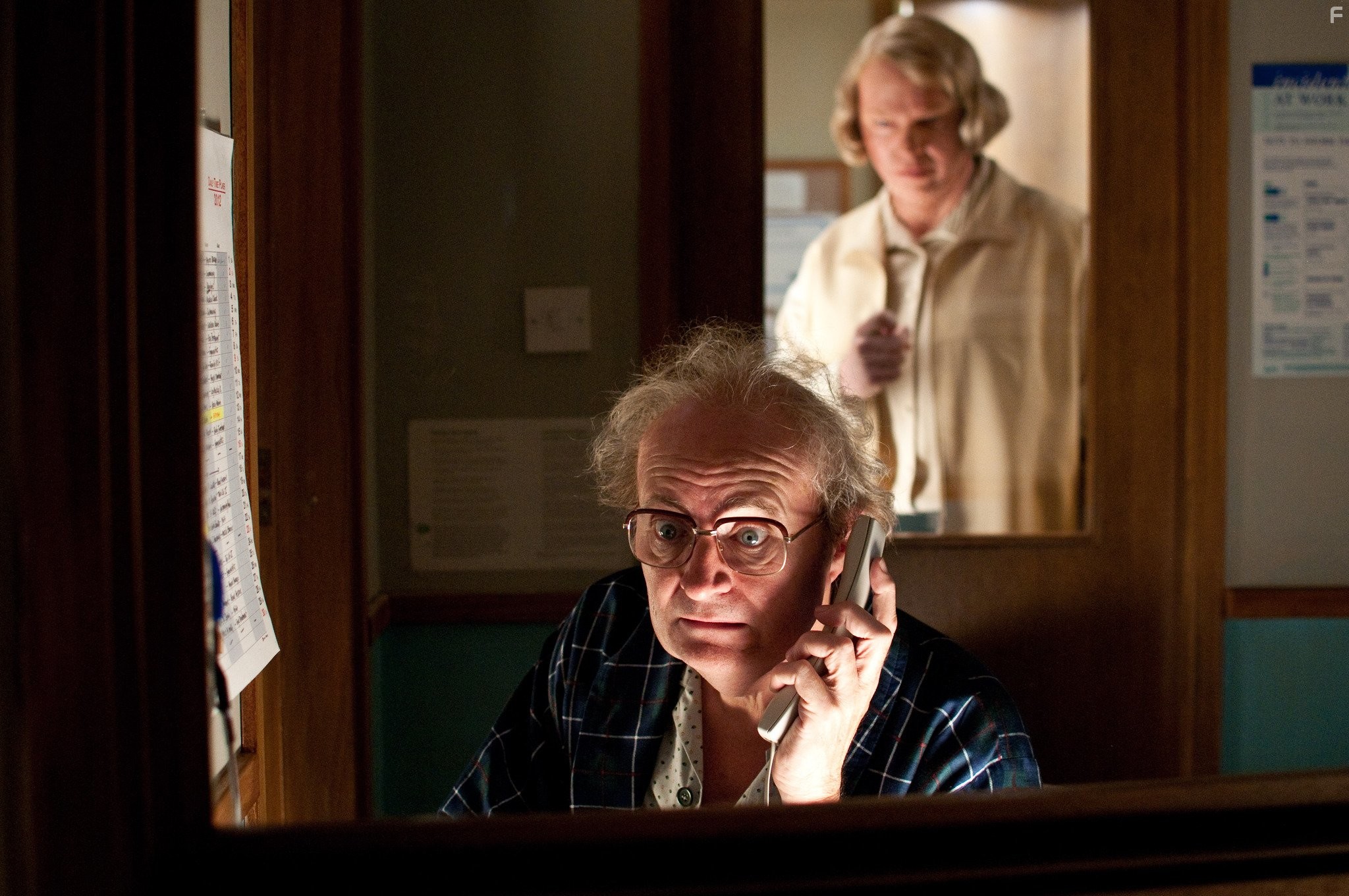 Jim Broadbent and Hugo Weaving in Облачный атлас (2012)