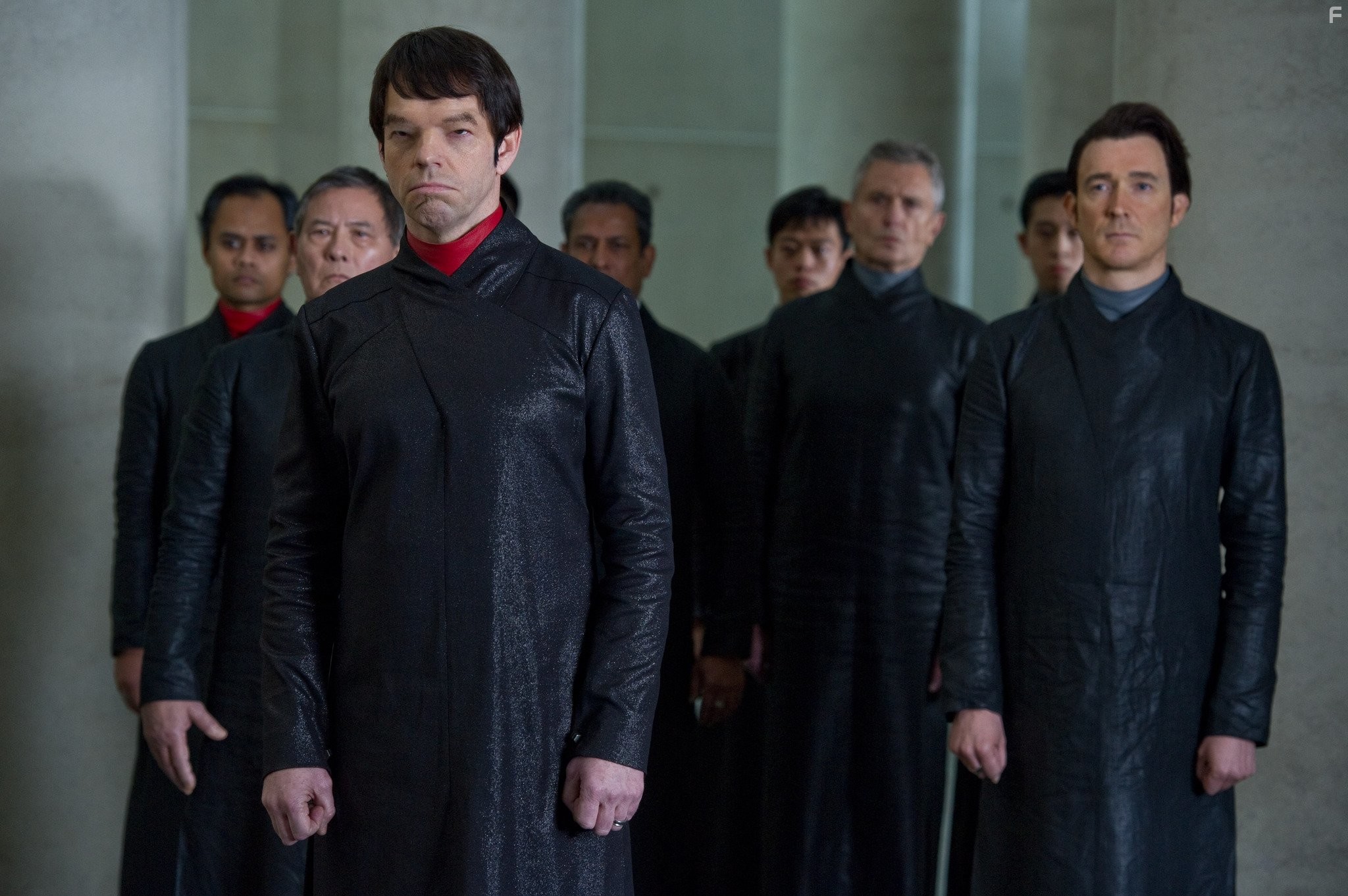 Hugo Weaving and David Mitchell in Облачный атлас (2012)