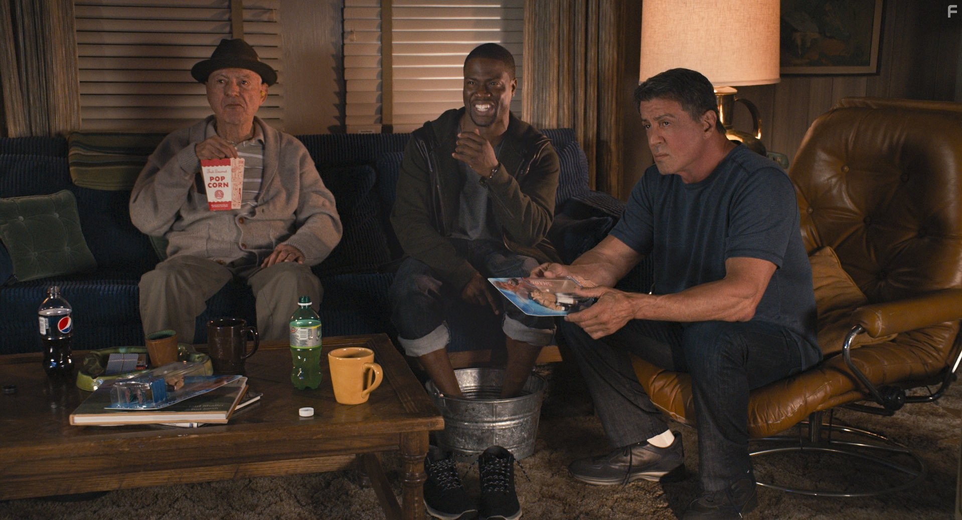 Sylvester Stallone, Alan Arkin, and Kevin Hart in Забойный реванш (2013)