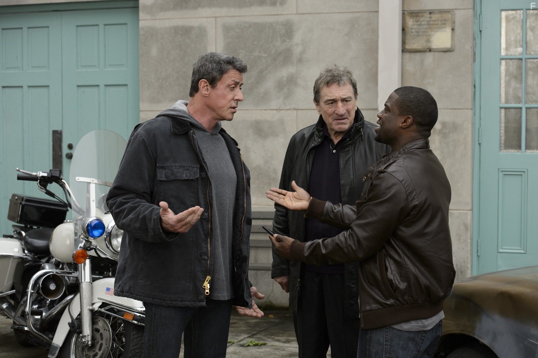 Robert De Niro, Sylvester Stallone, and Kevin Hart in Забойный реванш (2013)
