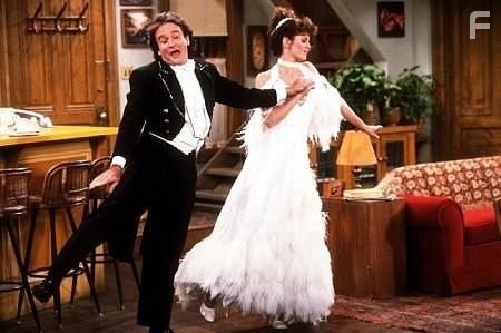 "Mork & Mindy" Robin Williams, Pam Dawber 1982 ABC