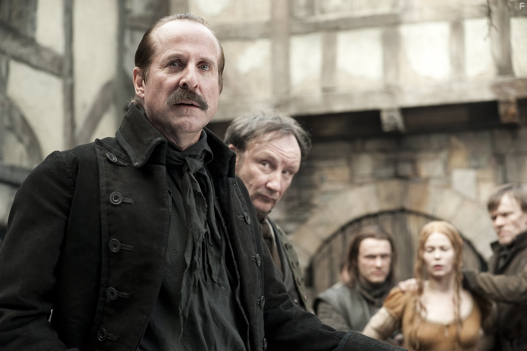 Peter Stormare and Pihla Viitala in Охотники на ведьм (2013)